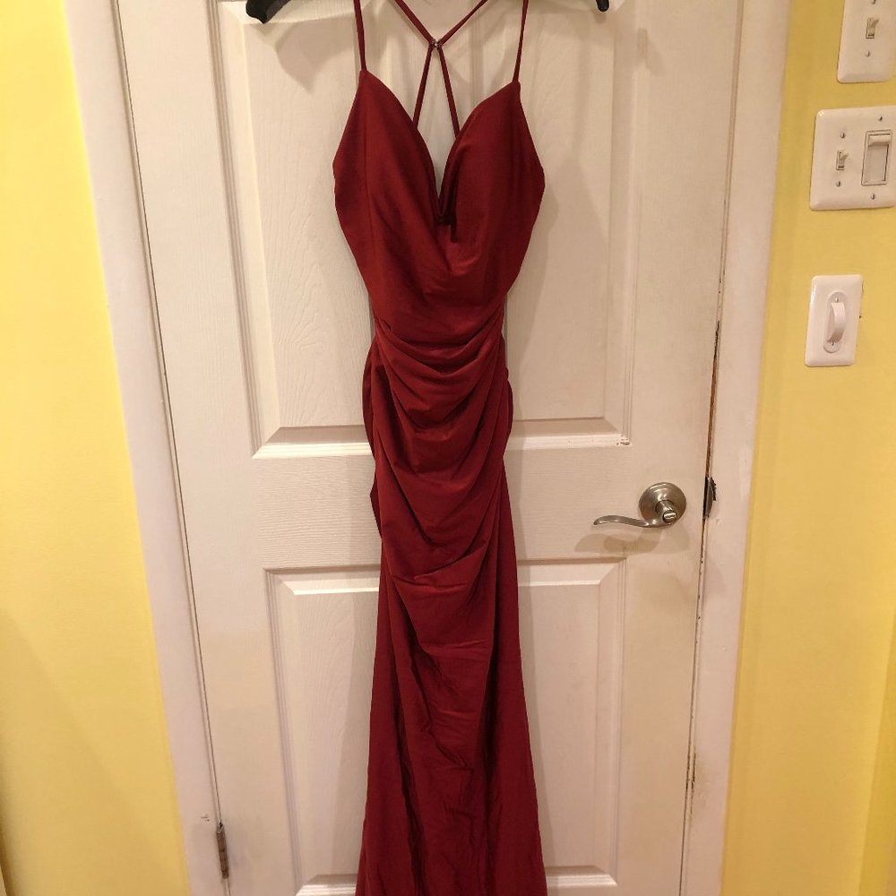 Burgundy Prom Dress